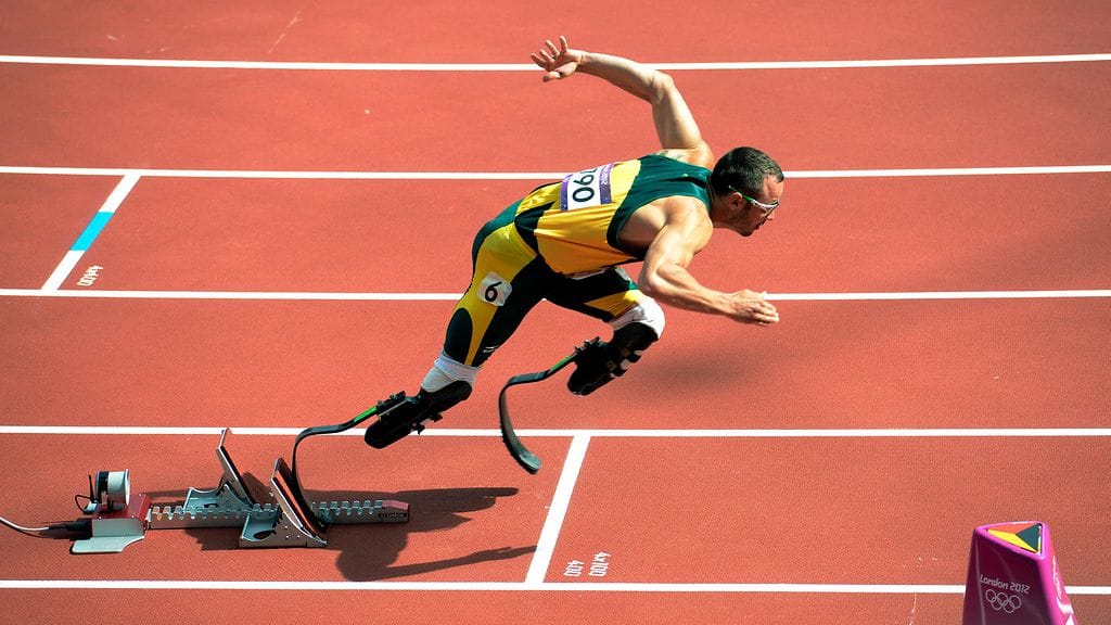 Oscar Pistorius voitti urallaan kuusi paralympiakultaa.