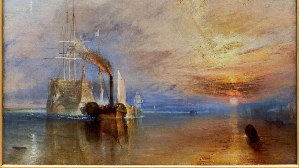 AOP Kuvassa Joseph Mallord William Turnerin (1775–1851) “Taisteleva Temeraire” vuodelta 1839. Reos oli esillä The National Galleryssä Lontoossa Britanniassa.