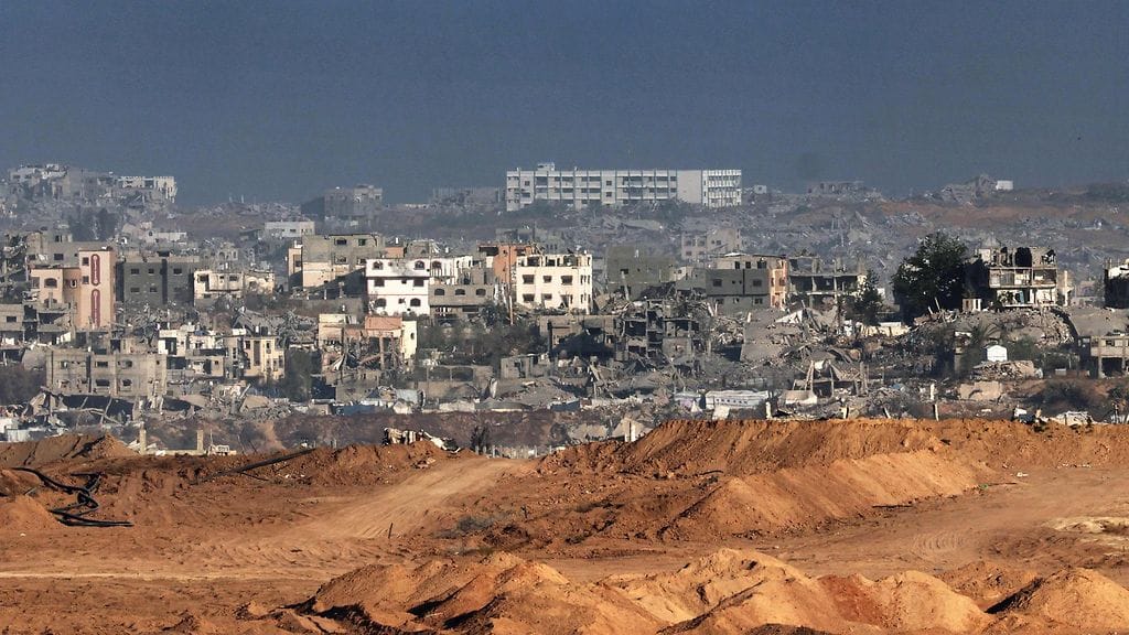 Kuvituskuva Israelin puolelta Gazan kaistan rajaa toukokuulta 2025.