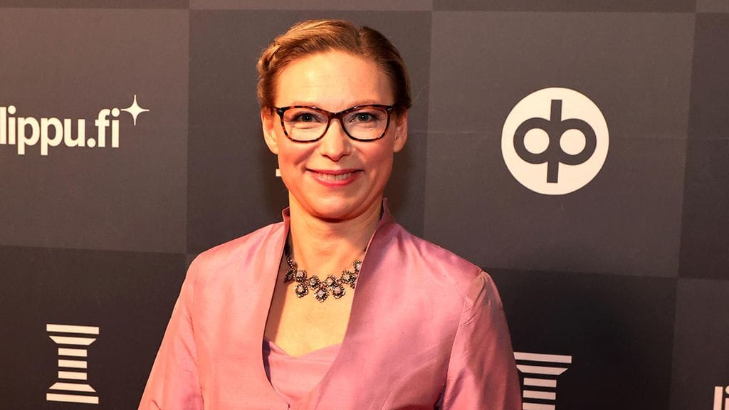 Taina Susiluoto kuvattuna Urheilugaalassa tammikuussa 2023.