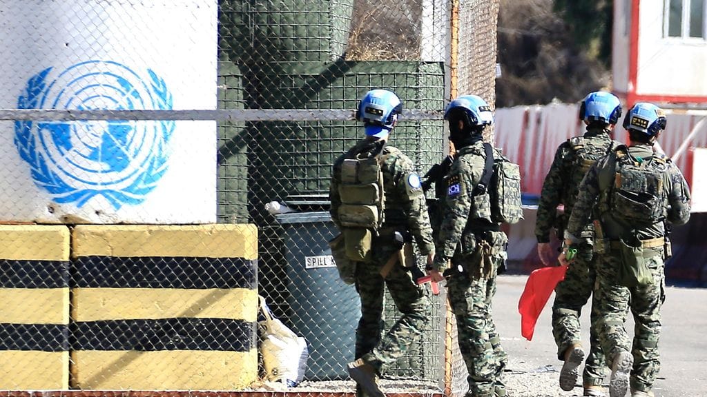 Kuvituskuvassa rauhanturvaajia Libanonissa lokakuussa 2024.