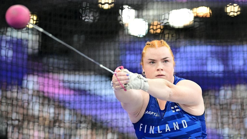 Krista Tervo heitti Lahdessa oman ennätyksensä.