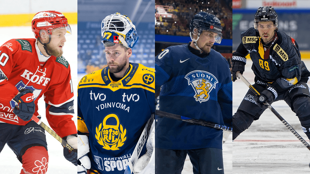 Kristian Vesalainen, Joni Ortio, Mikael Seppälä ja Oula Palve.