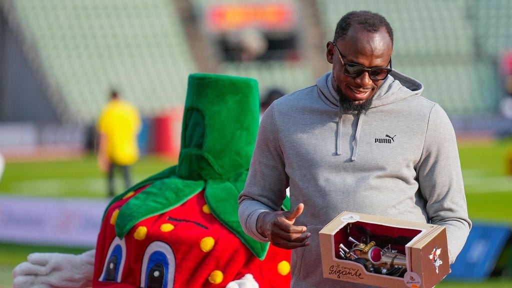 Usain Bolt edusti keskiviikkona Bislett Gamesissa Oslossa.