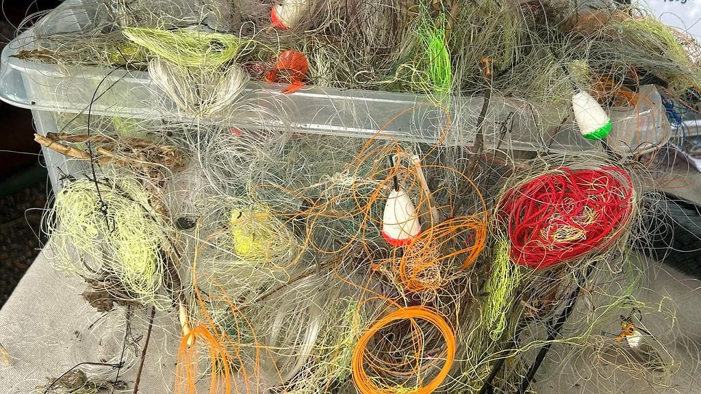 Kalastusroska, verkkoja