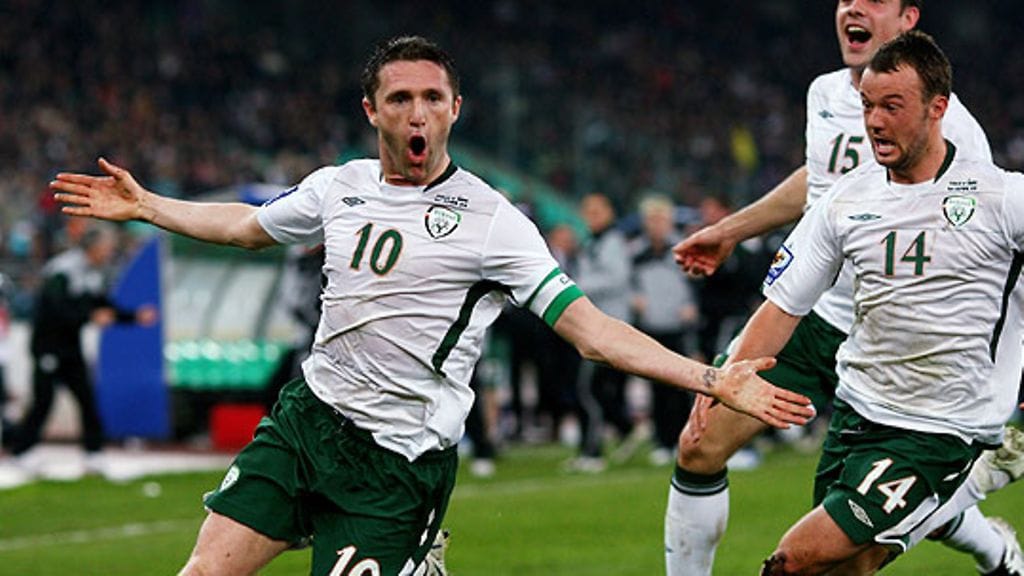 Robbie Keanen maali toi Irlannille keskiviikkona tasapelin. Kuva: Richard Heathcote/GETTY.