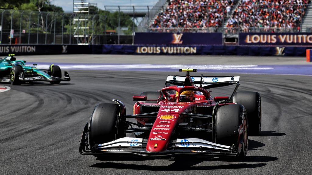 Lewis Hamilton sijoittui kuudenneksi Kanadassa.