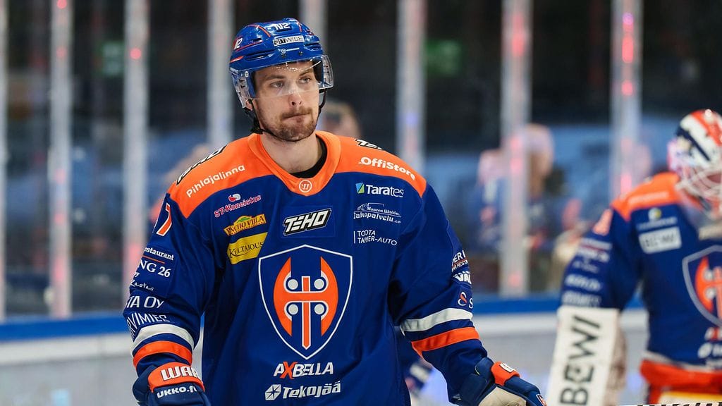 Puolustaja Hugo Gallet edusti yhden kauden ajan Tapparaa, mutta palaa nyt KalPan riveihin.