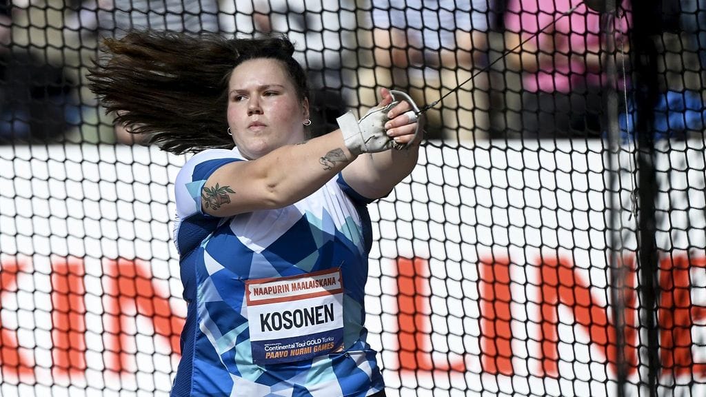 Silja Kosonen oli Turussa toinen tuloksella 73,21.