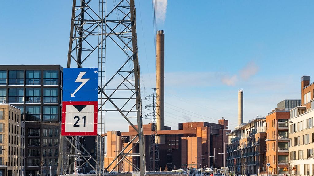 Sähkönkulutus nousi mutta päästöt laskivat pääkaupunkiseudulla. Kuvituskuva.