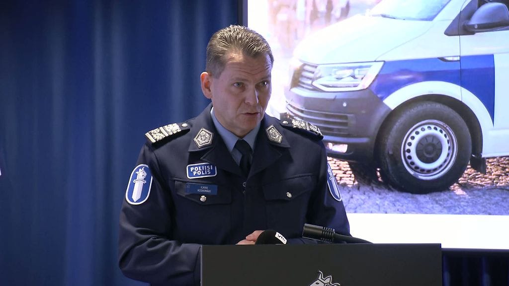 Poliisiylijohtaja Ilkka Koskimäki puhui huumetilanteesta Kotkassa. Arkistokuva.