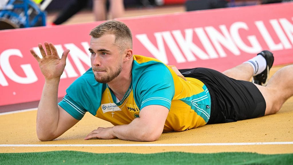 Toni Keränen hetti kauden parhaansa 81,96 Paavo Nurmi gamesissa.