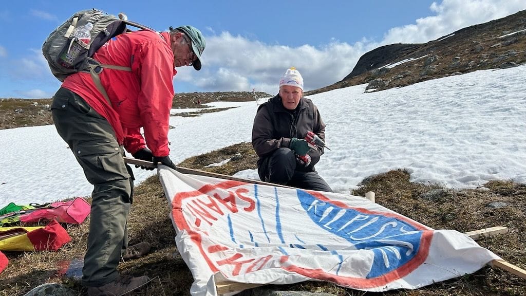 Kisa-alue rakennettiin maastoon Saanalla Lapissa juuri ennen kilpailua juhannusaattona 2025.
