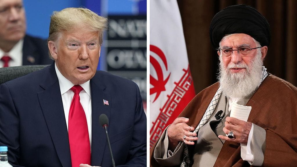 Yhdysvaltain presidentti Donald Trump ja Iranin korkein johtaja, ajatolah Ali Khamenei.