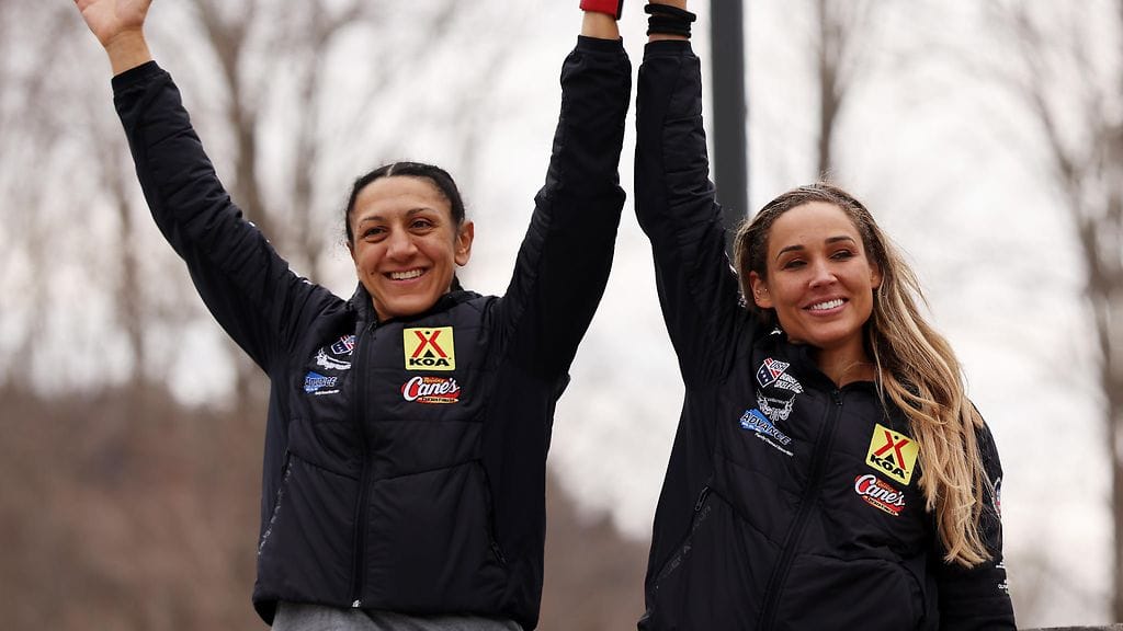 Elena Meyers Taylor ja Lolo Jones