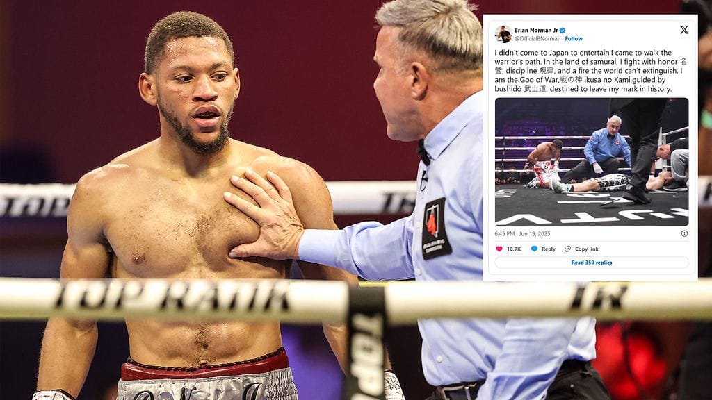 Brian Norman junior tyrmäsi Jin Sasakin tylyllä tavalla.