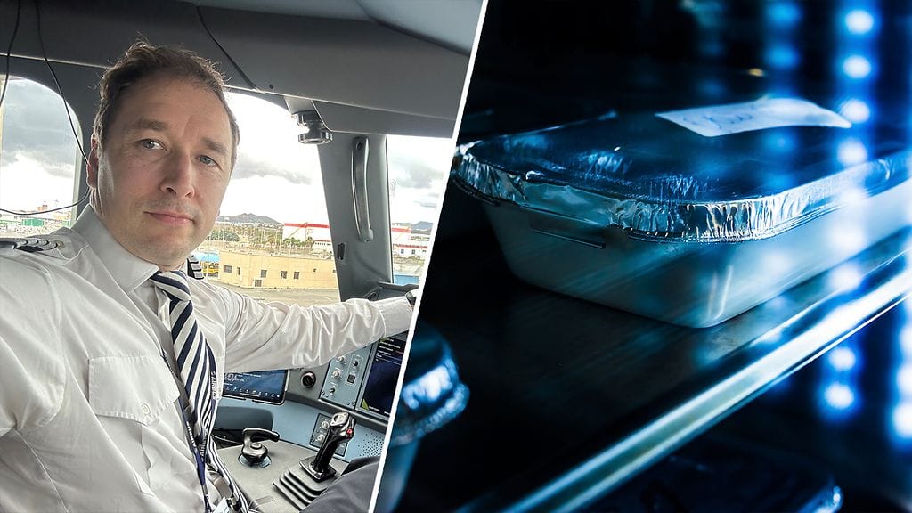 Lentokapteeni Akseli Meskanen kertoo syyn, miksi lentäjä ja perämies eivät syö samaa ateriaa lennolla.