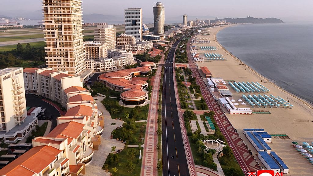 AOP Pohjois-Korea rantakohde