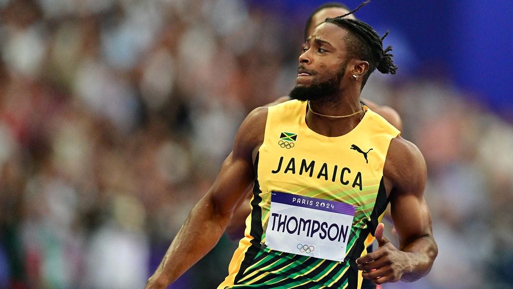 Kishane Thompson juoksi sadalla metrillä kaikkien aikojen tilastokutoseksi.
