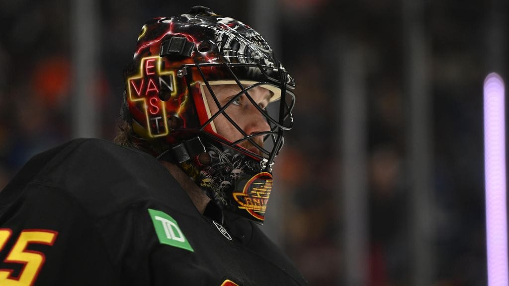 Thatcher Demko (kuvassa) jatkaa Vancouver Canucksissa.