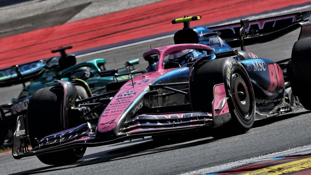 Franco Colapinto Alpinen ratissa.