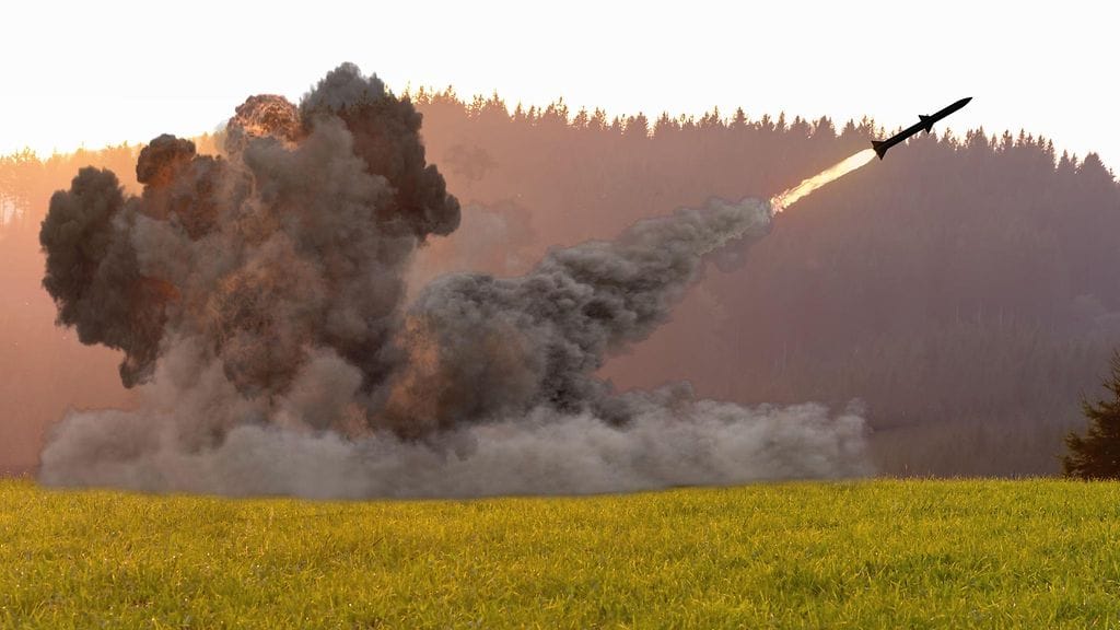 Arkistokuva: Ilmatorjuntaohjus Ukrainassa