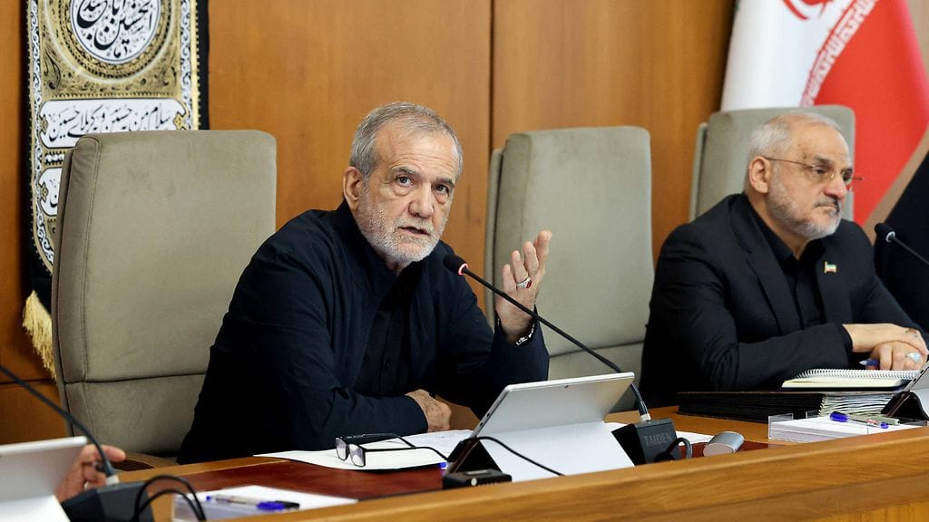 Iranin presidentti Masoud Pezeshkian.