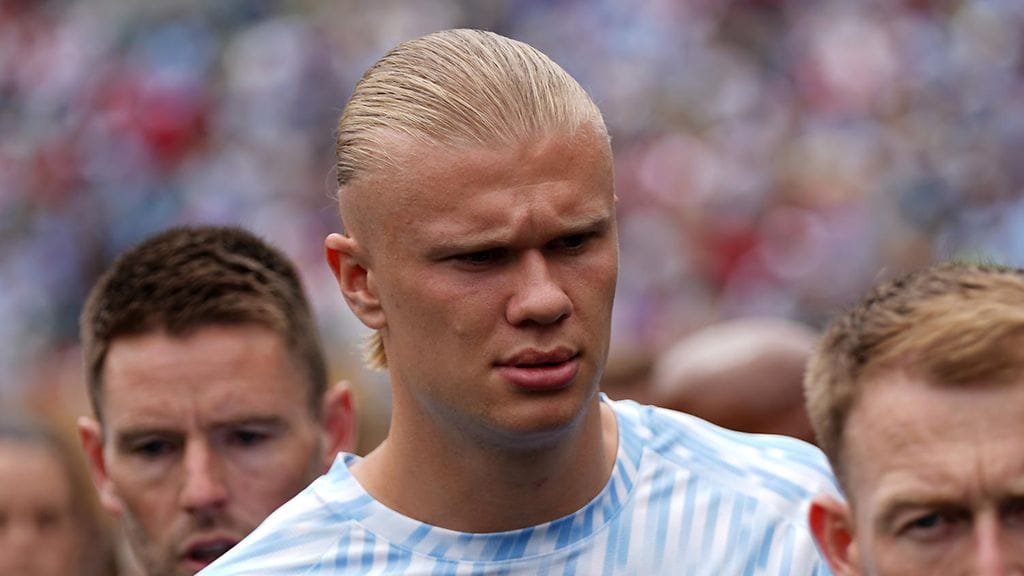 Erling Haaland ei pitänyt näkemästään.