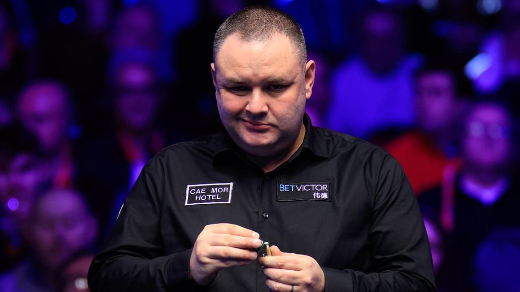 Stephen Maguire snookerkisassa helmikuussa 2025.