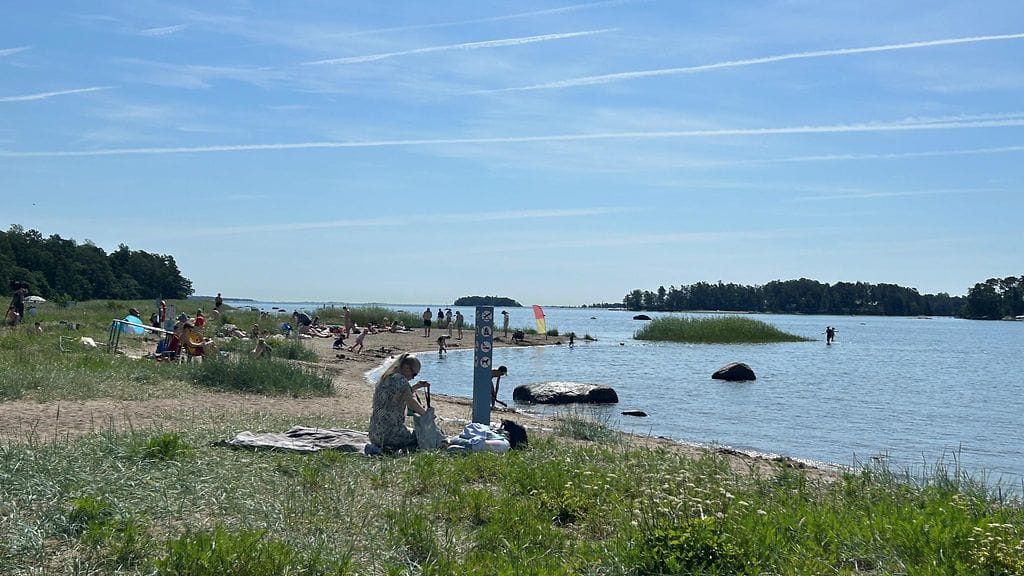 Meri, hiekkaranta, Kallvik