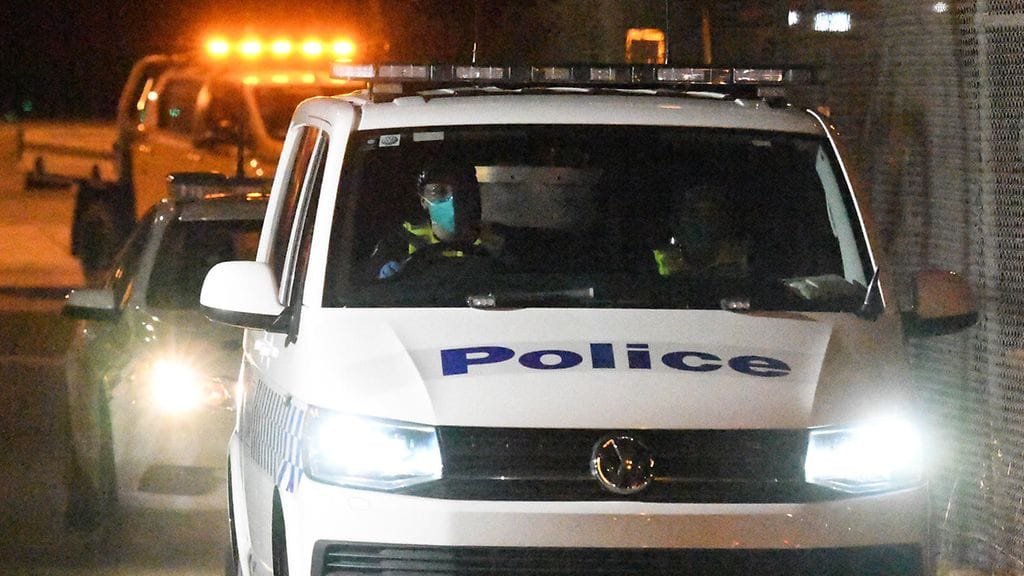 Victorian poliisi pidätti melbournelaisen Joshua Brownin. Kuvituskuva Victorian poliisista.