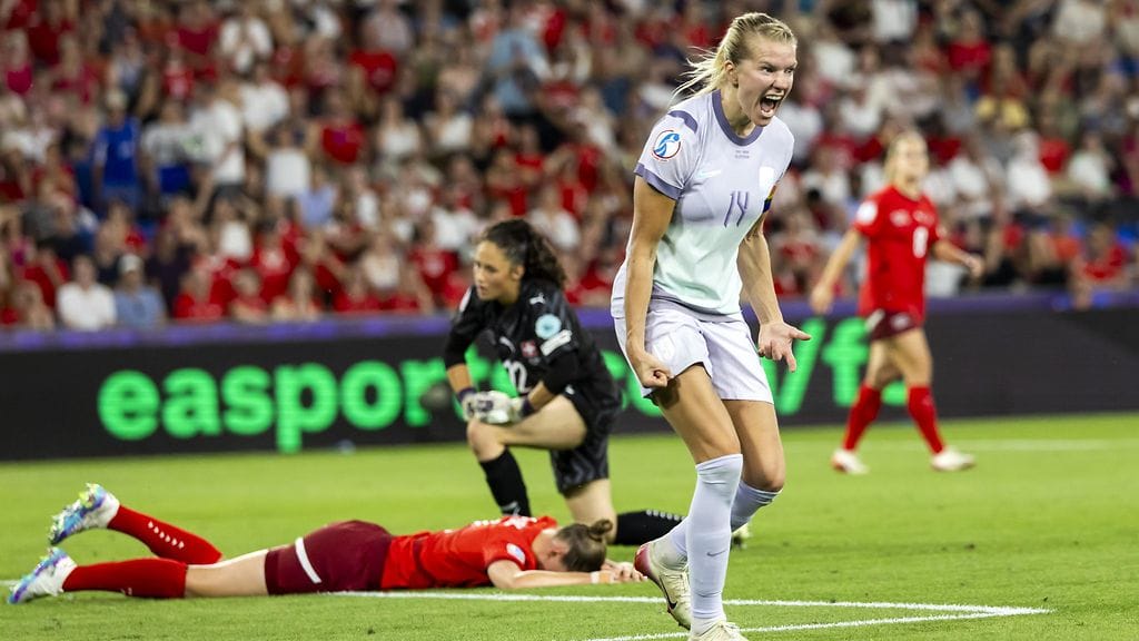 Sveitsin synkkä viisiminuuttinen avitti Norjan voittoon.