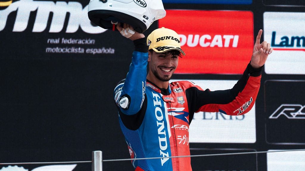 20-vuotias Borja Gomez kuoli Magny-Coursin radalla tapahtuneessa onnettomuudessa.