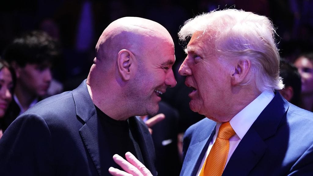 Dana White Donald Trump