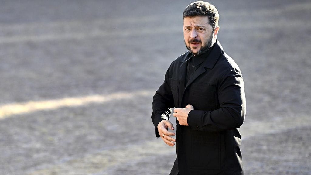 Kuvituskuva Naton taannoisesta huippukokouksesta. Ukrainan presidentti Volodymyr Zelenskyi.