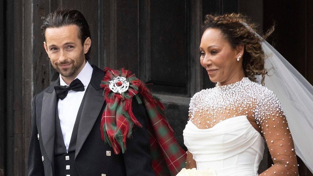 Rory McPhee ja Melanie "Mel B" Brown menivät naimisiin 5. heinäkuuta.