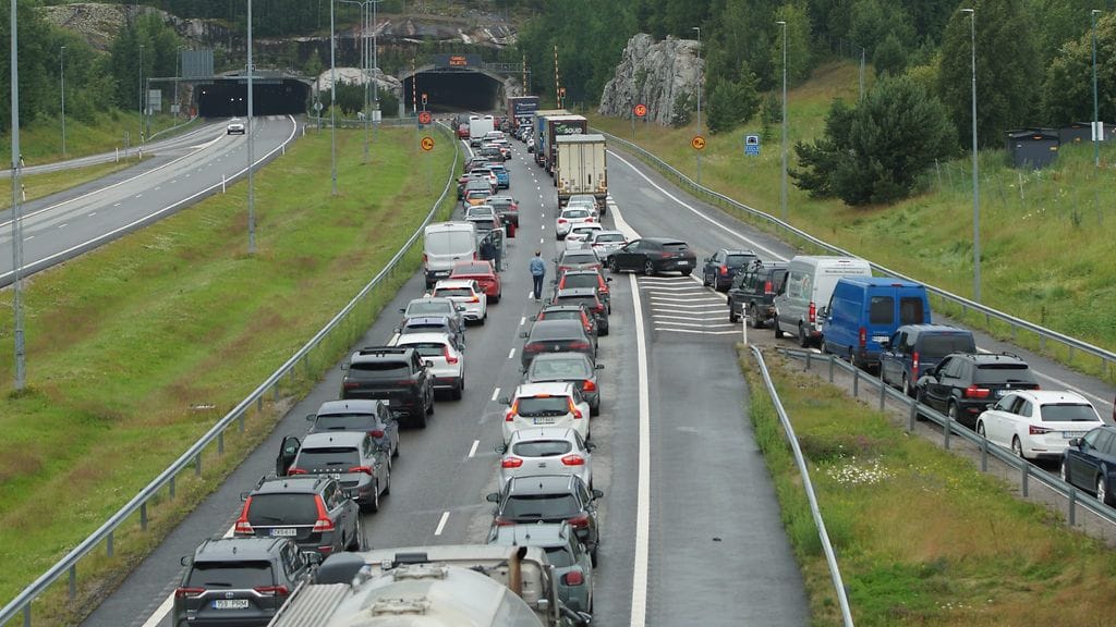 Tilanne tunnelissa aiheutti liikennehaittaa Turun suuntaan.
