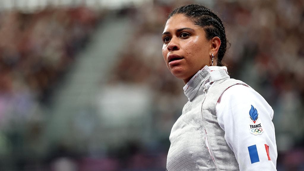 Ysaora Thibus Pariisin olympialaisissa heinäkuussa 2024.