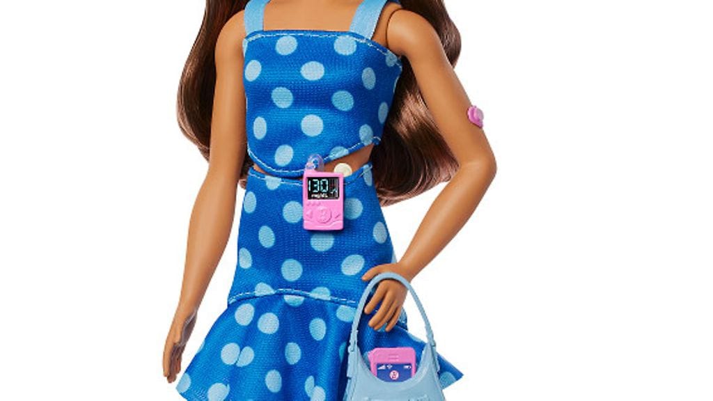 Ykköstyypin diabetesta sairastavan Barbien varusteet