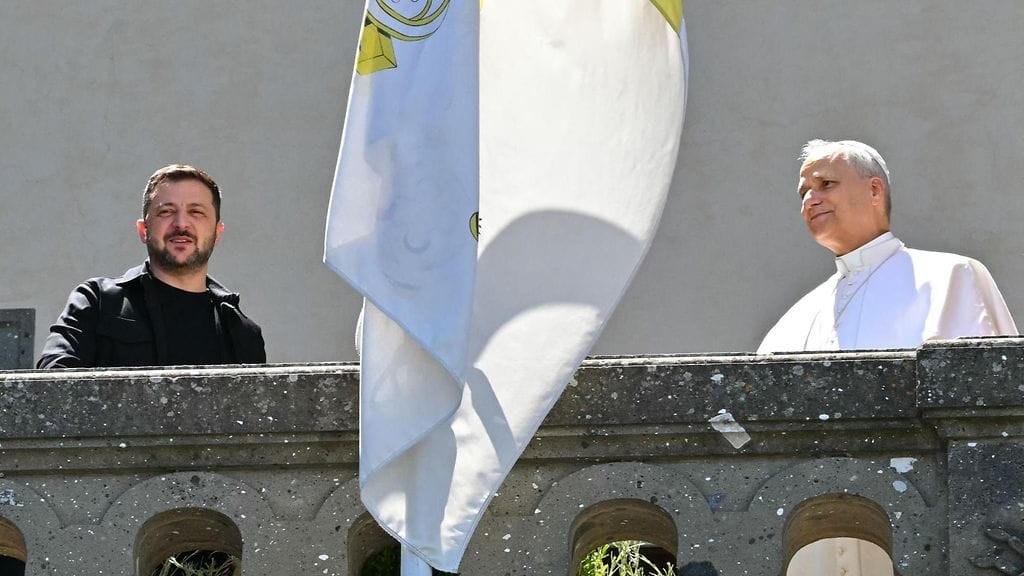 Zelenskyi vieraili keskiviikkona Roomassa.