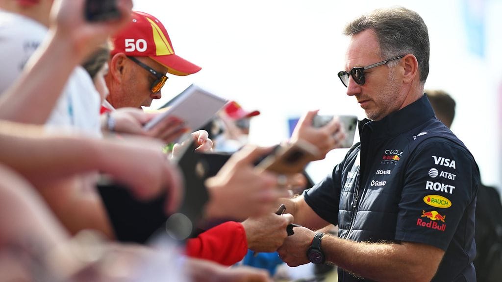 Christian Horner on ollut vuosikausien ajan tuttu näky F1-varikolla.