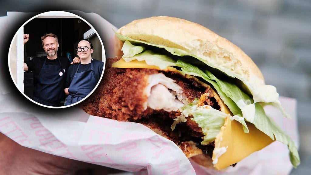 Näitä kanaburgereita jonotetaan nyt Kööpenhaminassa.