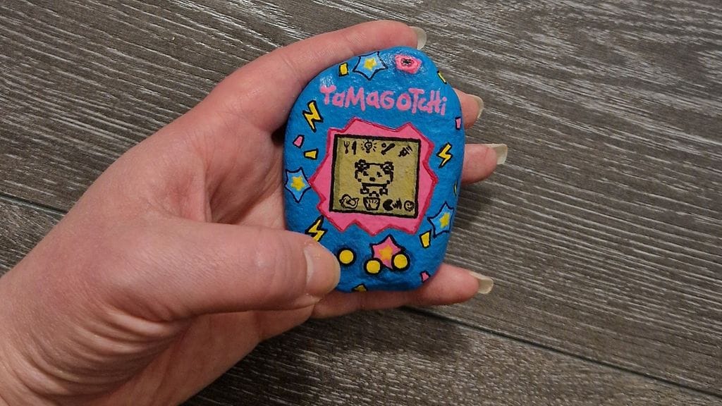 Sanna Tapion maalaama kivi.