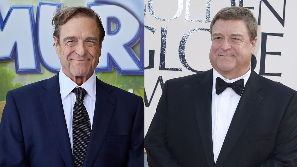 John Goodman vuonna 2025 ja vuonna 2013.