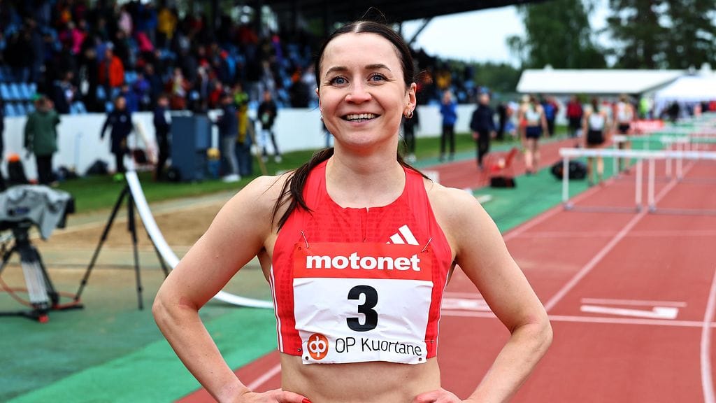 B-erässä aitonut Reetta Hurske piti parasta suomalaisvauhtia tiistaina.