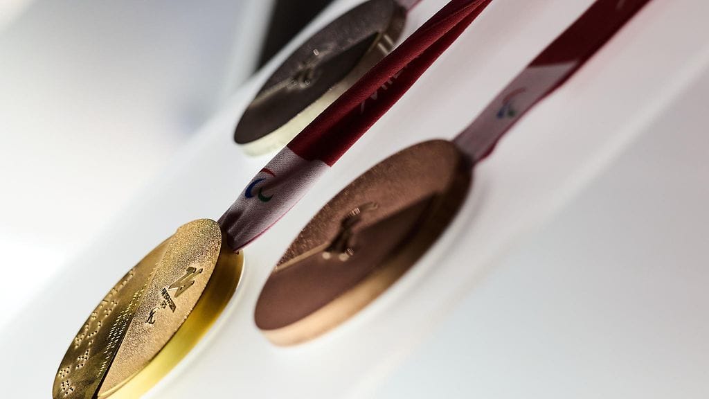 Milano-Cortinan kisojen paralympiamitalit.