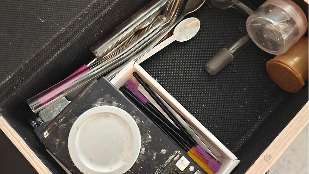 Alfa-PVP-kayttövalineita