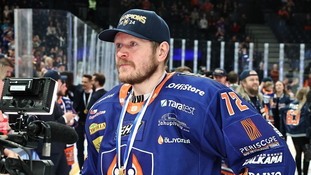 Petri Kontiola lopetti pelaajauransa Suomen mestaruuteen kaudella 2023-24.