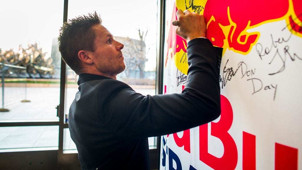 Felix Baumgartner huhtikuussa 2014.
