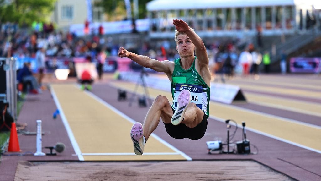 Kasperi Vehmaa voitti pituushypyn EM-pronssia alle 23-vuotiaiden EM-kisoissa.